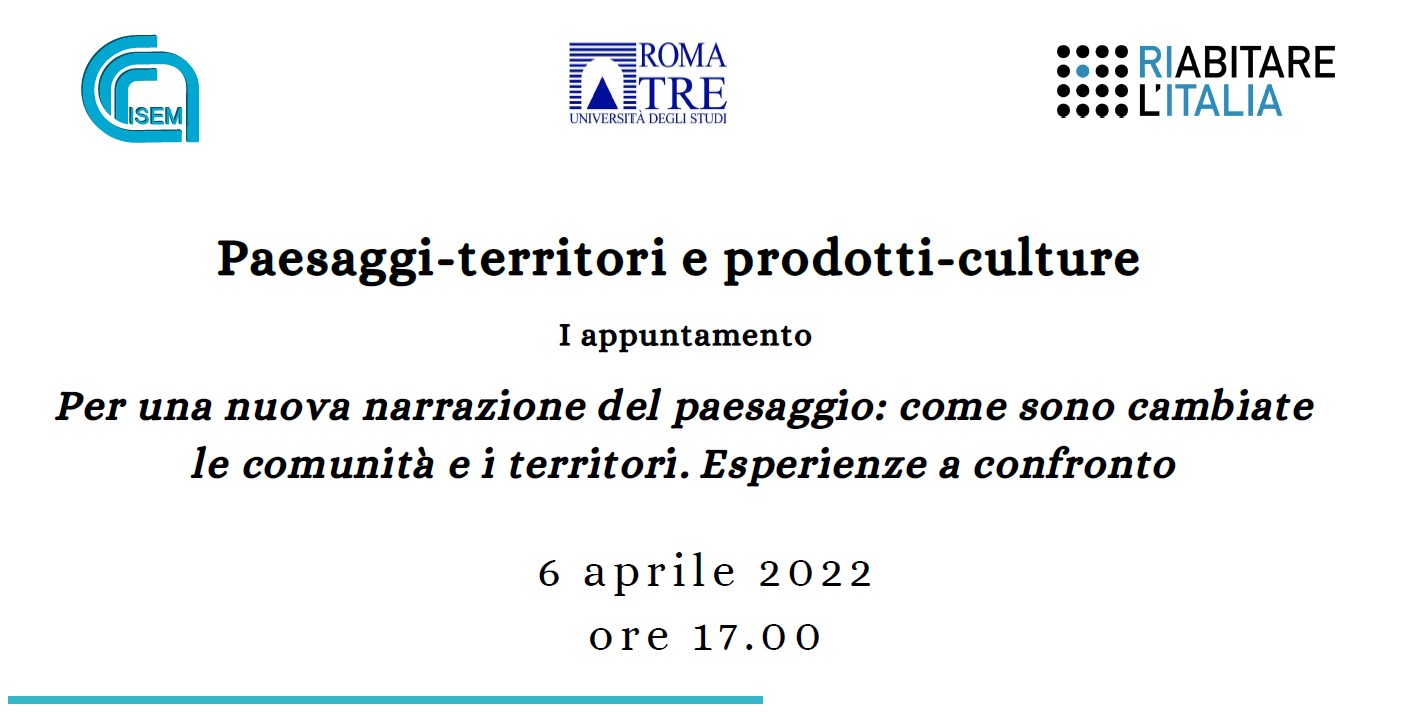 Paesaggi-territori e prodotti-culture 06_04_2022