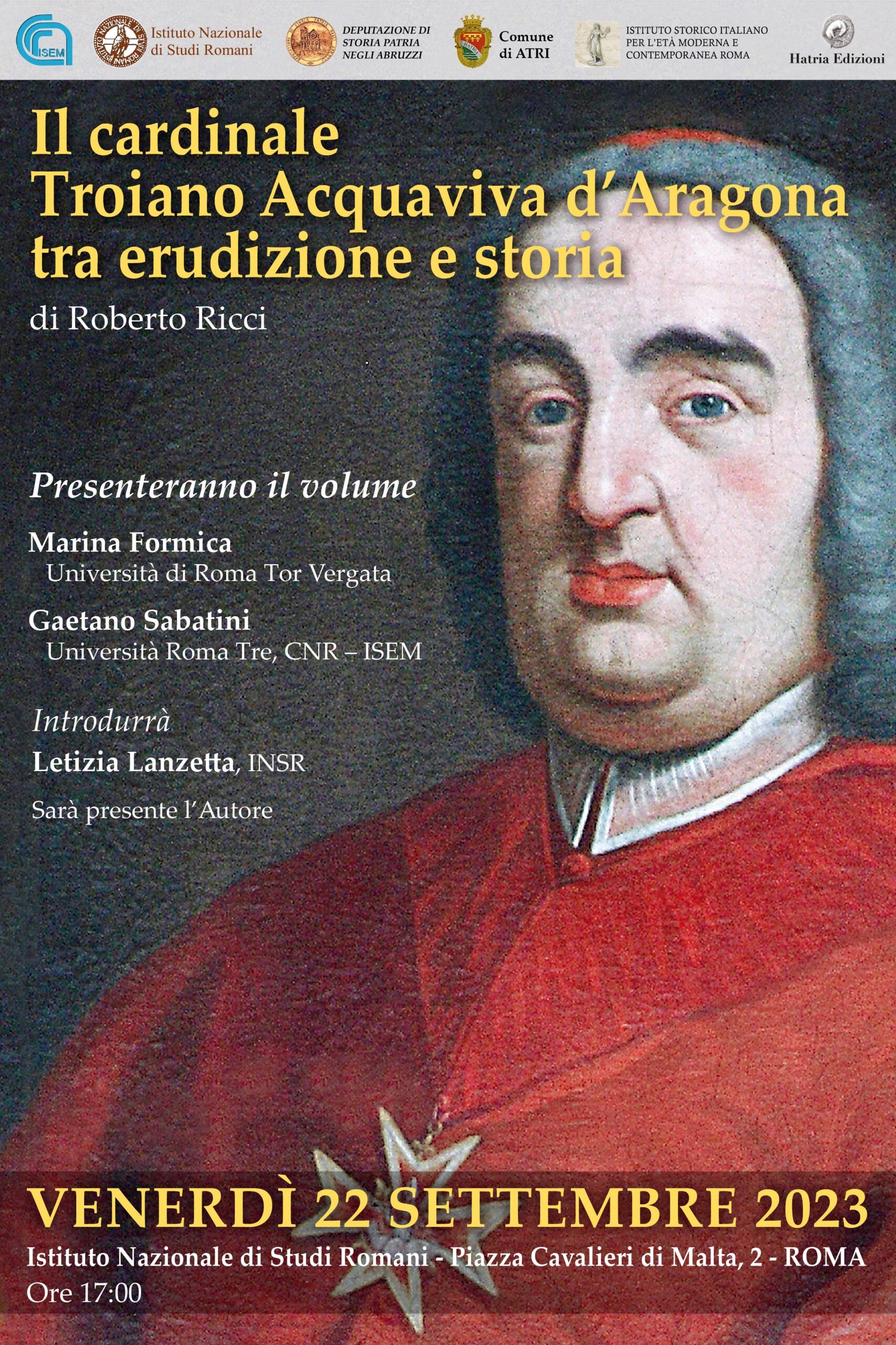 Presentazione Il cardinale Troiano Acquaviva